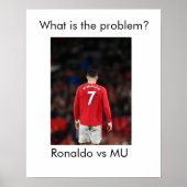 Poster Ronaldo vs MU (Devant)