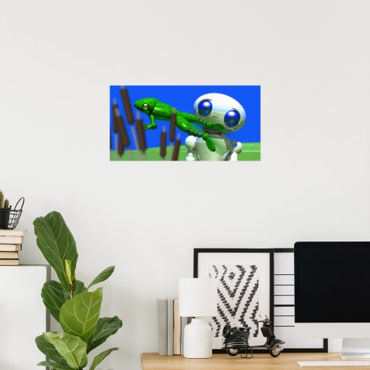 POSTER ROND ET FROG (Bureau à domicile)