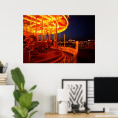 Poster Rond-point sur Brighton Pier (Bureau à domicile)