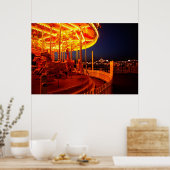 Poster Rond-point sur Brighton Pier (Cuisine)