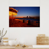 Poster Rond-point sur Brighton Pier (Cuisine)