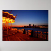 Poster Rond-point sur Brighton Pier (Devant)