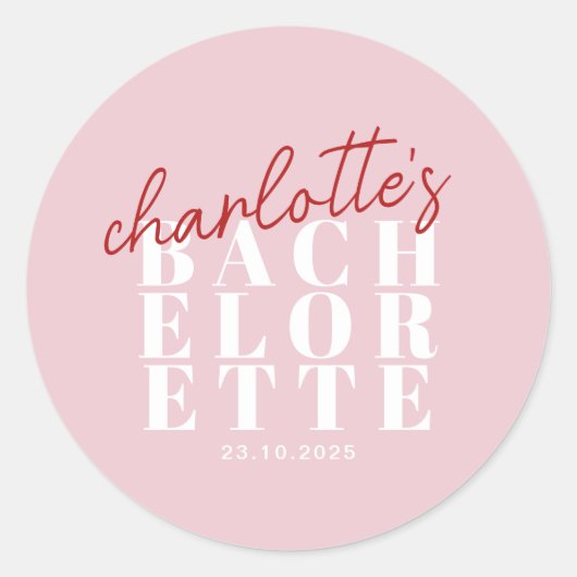 Poster Ronde Sticker (Voorkant)