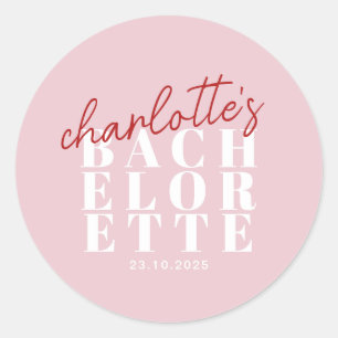 Poster Ronde Sticker
