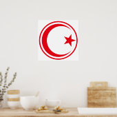 Poster Rondel de l'armée de l'air tunisienne (Cuisine)