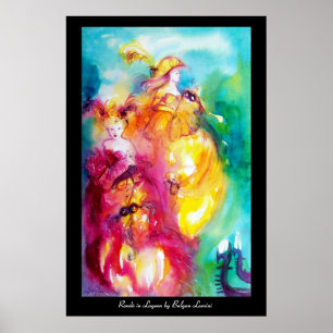 Poster RONDO DANS UN LAGON / Deux Femmes , Mascarade Véni