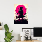 Poster Ronin Fantomatique – L'Esprit du Samouraï (Bureau à domicile)
