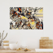 Poster Ronnie Coleman, Kadinsky edit (Cuisine)