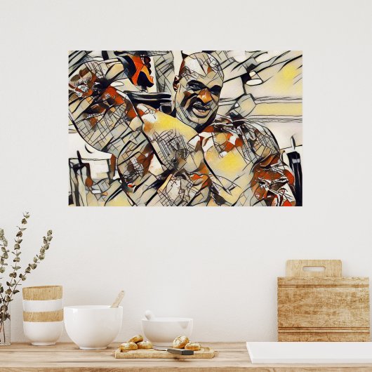 Poster Ronnie Coleman, Kadinsky edit (Cuisine)