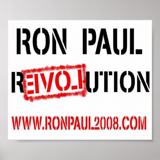 Poster RONPAULRevolution (Devant)