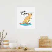 Poster Roo Ting Pour Vous Drôle Kangaroo Pun (Cuisine)