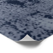 Poster rood en wit Yin Yang Symbol (Hoek)