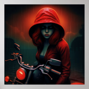 Poster rood licht Rock