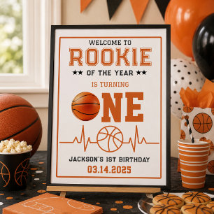 Poster Rookie de l'année 1er Anniversaire Basketball