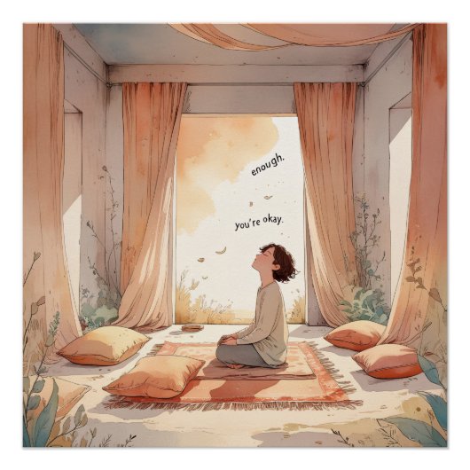 Poster Room of Acceptance – Gentle Reminder Art Print (Devant)