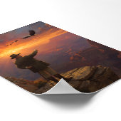 Poster Roosevelt au Grand Canyon (Coin)