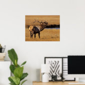 Poster Roosevelt Eull Elk Wyoming (Bureau à domicile)