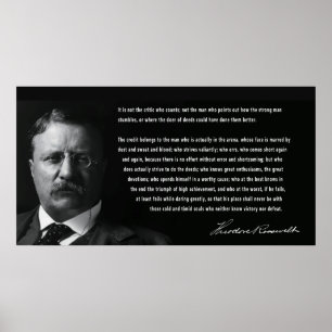 Poster ROOSEVELT MAN dans le discours d'ARENA