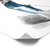 Poster Rooster Gentleman (Coin)