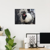 Poster Rooster polonais en crête (Bureau à domicile)