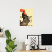 Poster Rooster Steinlen Cocorico (Bureau à domicile)