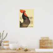 Poster Rooster Steinlen Cocorico (Cuisine)