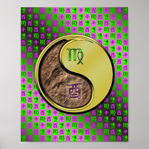 Poster Rooster Virgo & Metal