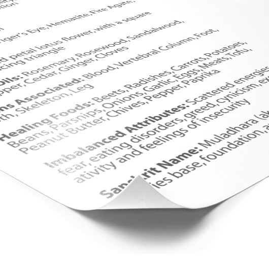 Poster Root Chakra (Coin)