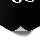 Poster Rootin Toothin Bon Temps Dentaire Jeu de dent Dark (Coin)