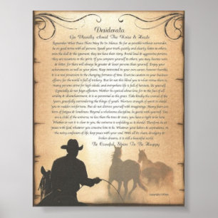 Poster Roping occidental de cheval de cowboy de rodéo