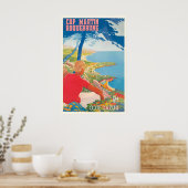 Poster Roquebrune-Cap-Martin Cote d'Azur France PLM (Cuisine)