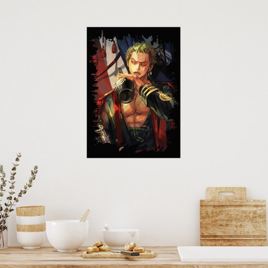 Poster Roronoa Zoro d'une pièce (Cuisine)