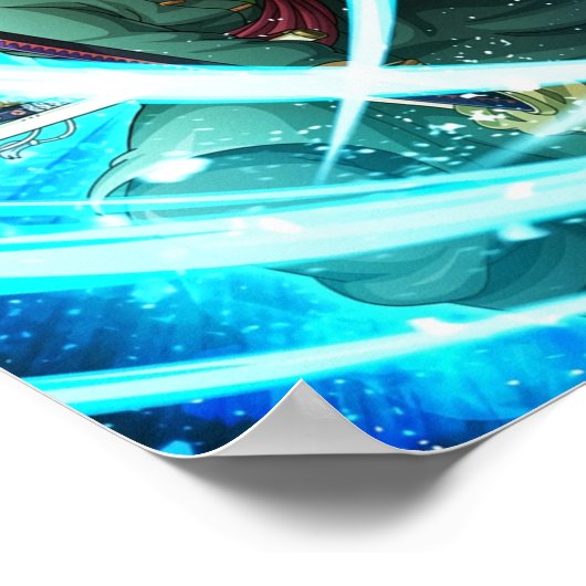 Poster Roronoa Zoro une pièce (Coin)