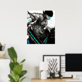 POSTER RORONOA ZORRO ARTWORK CONÇU MERCH (Bureau à domicile)