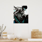 POSTER RORONOA ZORRO ARTWORK CONÇU MERCH (Cuisine)