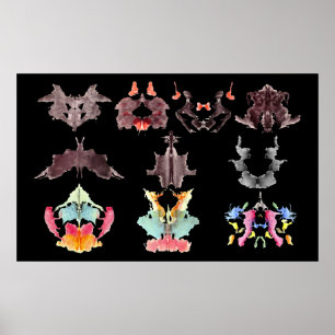 Poster Rorschach Ink Blots
