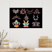 Poster Rorschach Ink Blots (Keuken)