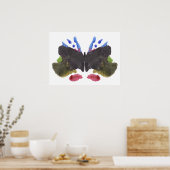 Poster Rorschach Inkblot Test Art Amusant (Cuisine)