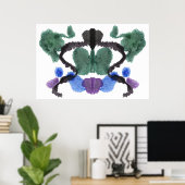 Poster Rorschach Inkblot Test Art Amusant (Bureau à domicile)
