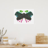 Poster Rorschach Inkblot Test Art Amusant (Cuisine)