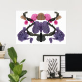 Poster Rorschach Inkblot Test Art Amusant (Bureau à domicile)