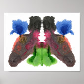 Poster Rorschach Inkblot Test Art Amusant (Devant)