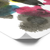 Poster Rorschach Inkblot Test Art Amusant (Coin)