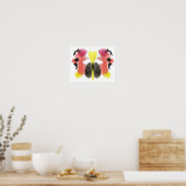 Poster Rorschach Inkblot Test Fun Art Imprimer (Cuisine)