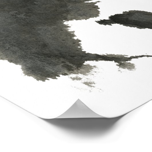 Poster Rorschach Inkblot Test Fun Art Imprimer (Coin)