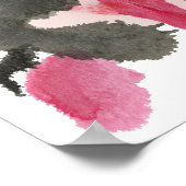 Poster Rorschach Inkblot Test Fun Art Imprimer (Coin)