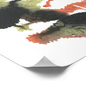 Poster Rorschach Inkblot Test Fun Art Imprimer (Coin)