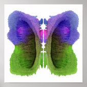 Poster Rorschach Inkblot Test Fun Art Imprimer (Devant)