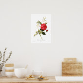 Poster Rosa chinensis cruenta (Cuisine)