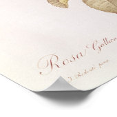 Poster Rosa Gallica Pontiana, de 'Les Roses (Coin)